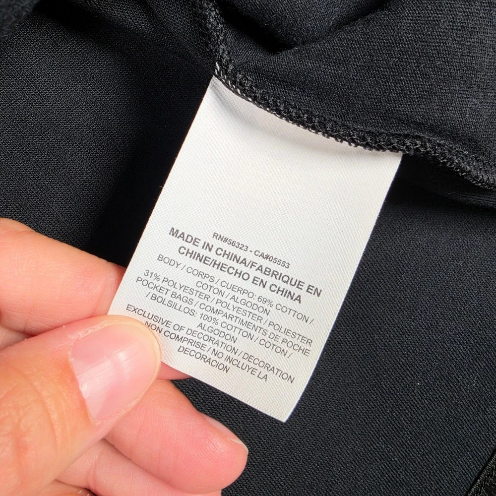 Nike Tech Fleece Full Zip Hoodie Women Medium Black Jacket 657859-010